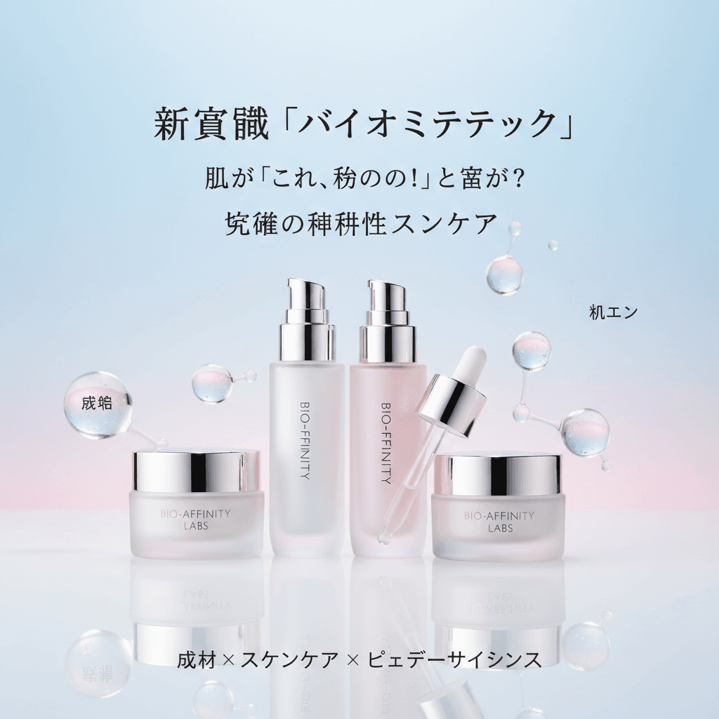 肌が「これ、私の！」と喜ぶ？新常識「バイオミメティック」で叶える究極の親和性スキンケア