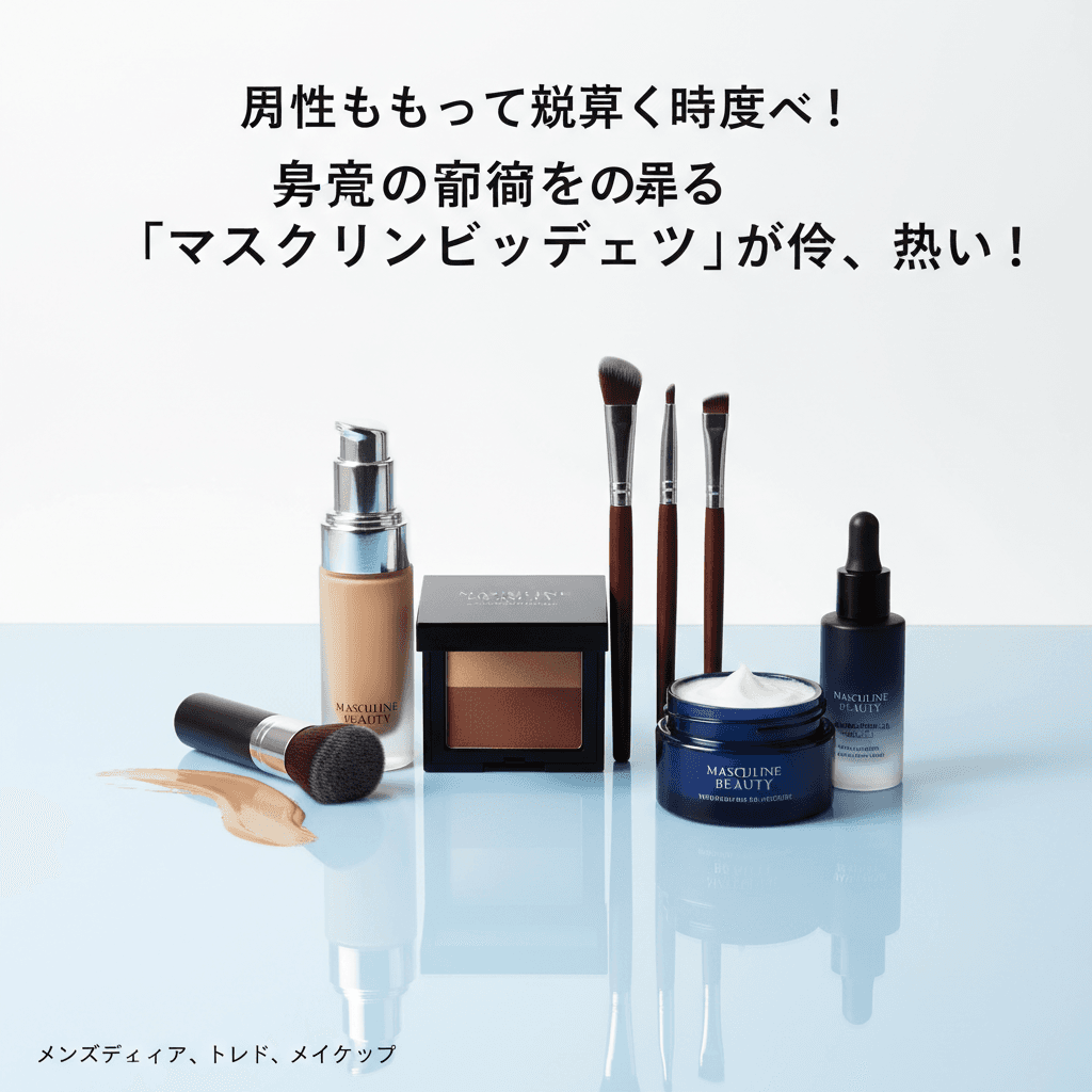男性ももっと輝く時代へ！美容の常識を覆す「マスキュリンビューティー」が今、熱い！