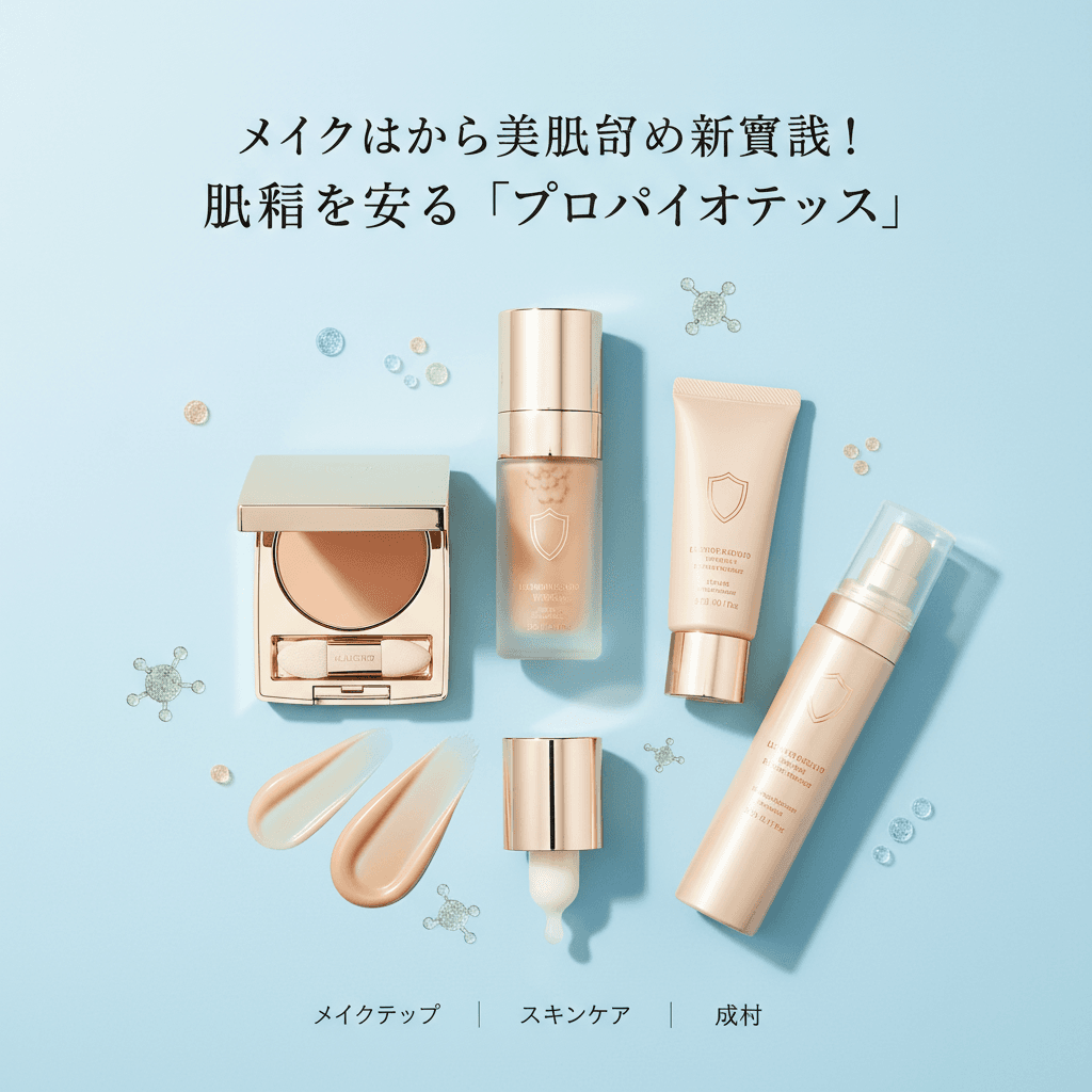 メイクしながら美肌を育む新常識！ 肌菌を守る「プロバイオティクスメイク」で、もう肌荒れに悩まない。