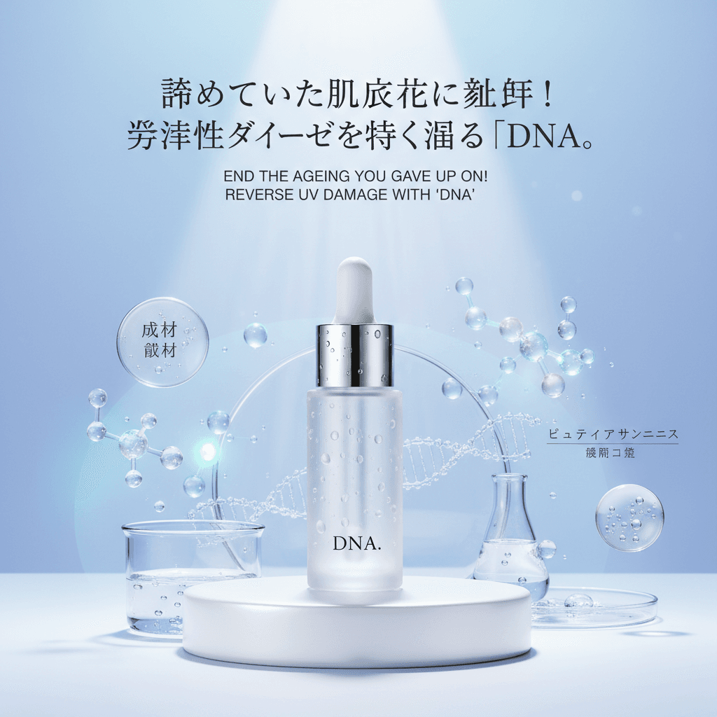 諦めていた肌老化に終止符！ 紫外線ダメージを巻き戻す『DNA修復』最前線