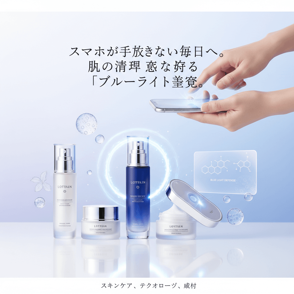 スマホが手放せない毎日へ。肌の透明感を守る「ブルーライト美容」で、未来の肌投資を始めよう！