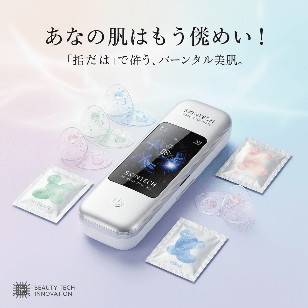 あなたの肌はもう迷わない！「貼るだけ」で叶う、パーソナル美肌診断＆ケアの最前線