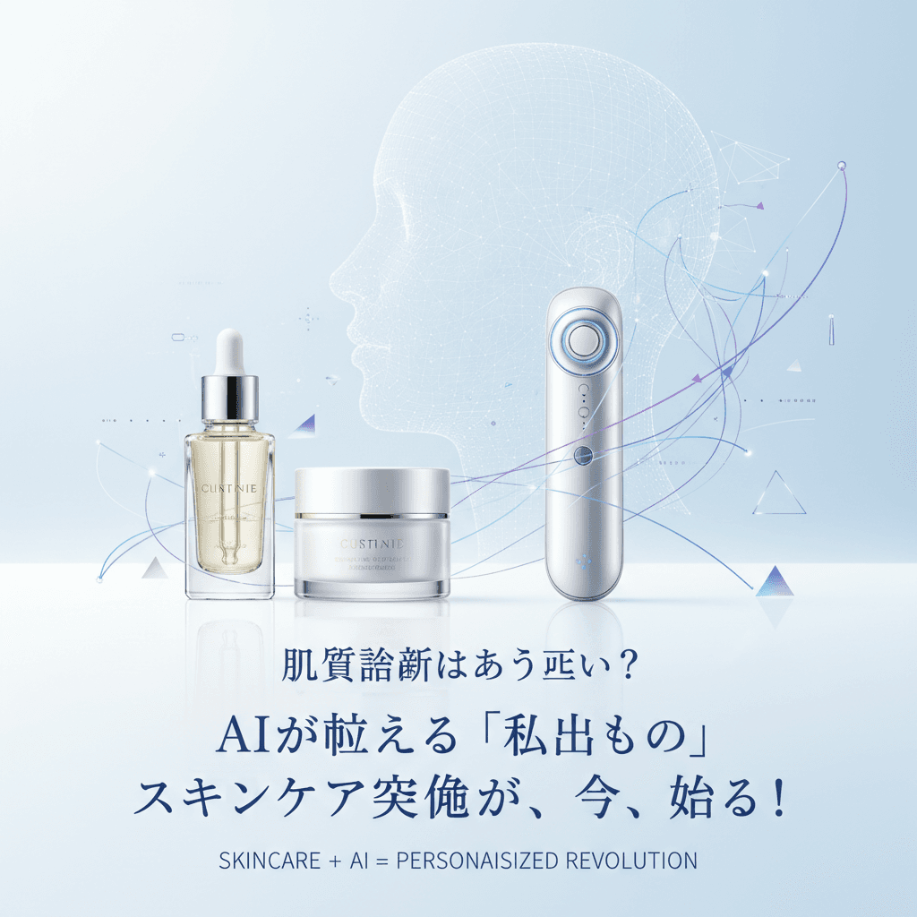 肌質診断はもう古い？AIが叶える「私だけの」スキンケア革命が、今、始まる！
