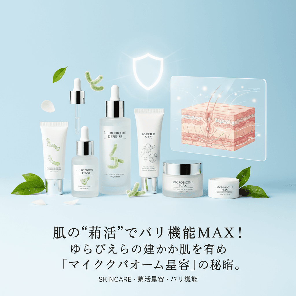 肌の"菌活"でバリア機能MAX！ゆらぎ知らずの健やか肌を育む「マイクロバイオーム美容」の秘密