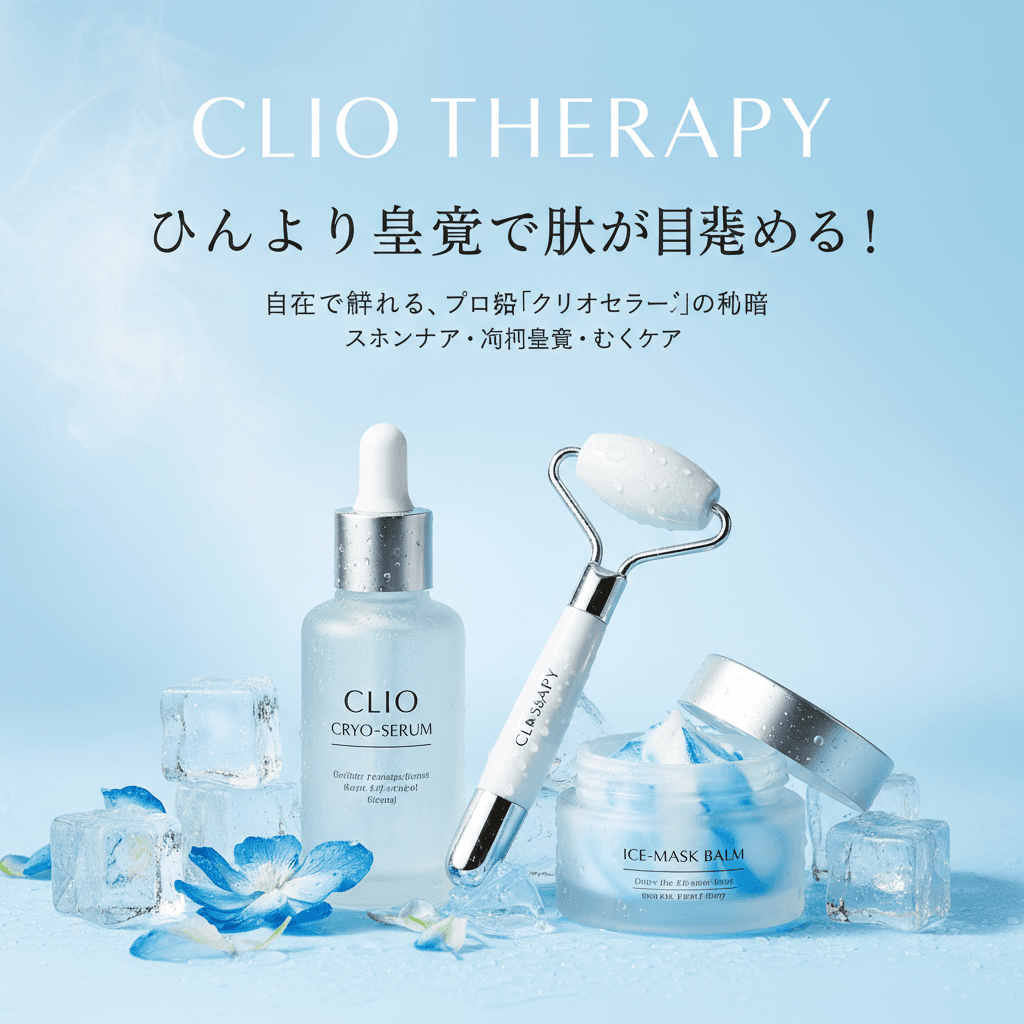 ひんやり美容で肌が目覚める！自宅で叶える、プロ級「クリオセラピー」の秘密