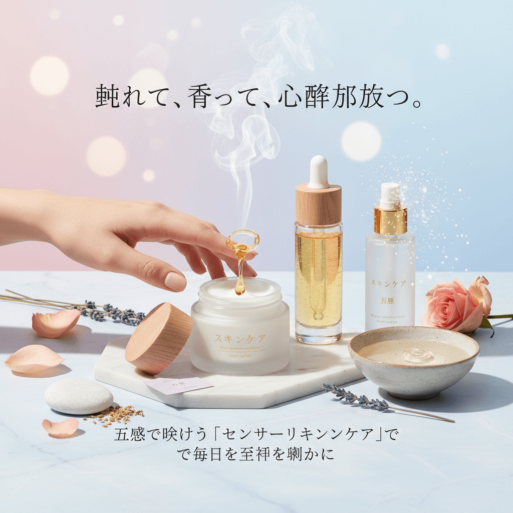 触れて、香って、心解き放つ。五感で味わう「センサリースキンケア」で毎日を至福の瞬間に