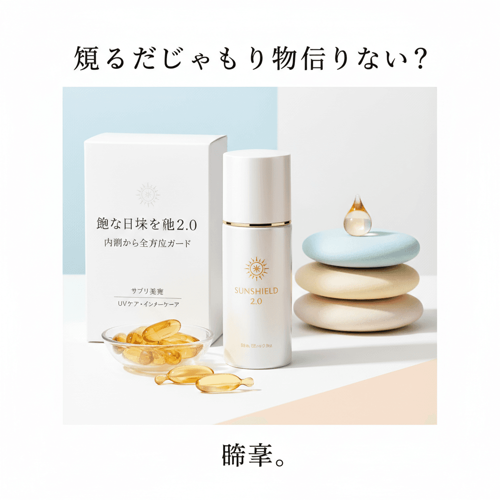 塗るだけじゃもう物足りない？肌を内側から全方位ガードする「飲む日焼け止め2.0」の衝撃