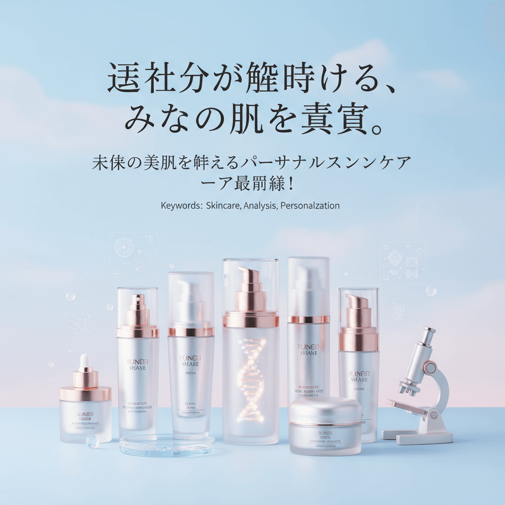 遺伝子が解き明かす、あなたの肌の真実。未来の美肌を叶えるパーソナルスキンケア最前線！