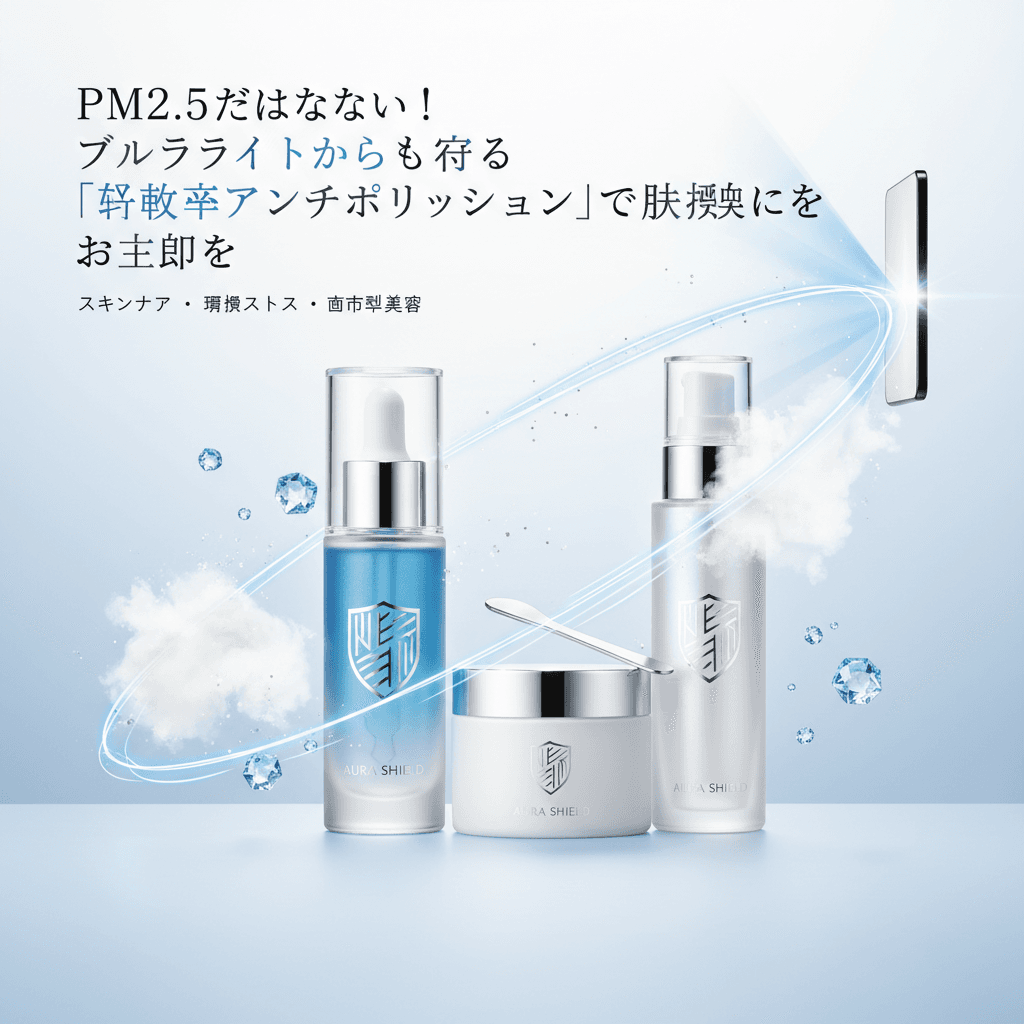 PM2.5だけじゃない！ブルーライトからも守る「進化系アンチポリューション」で肌悩みに終止符を