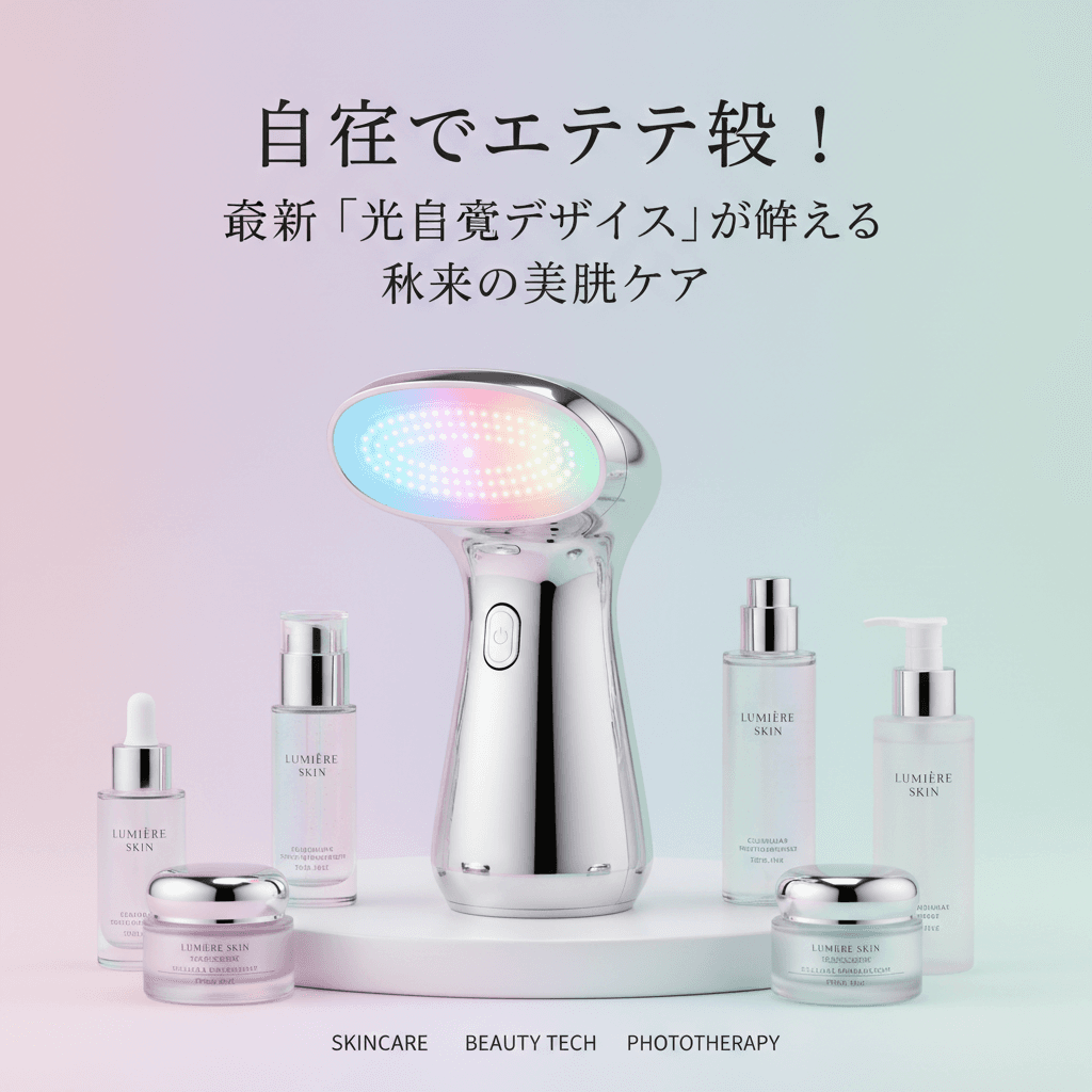 自宅でエステ級！最新「光美容デバイス」が叶える未来の美肌ケア