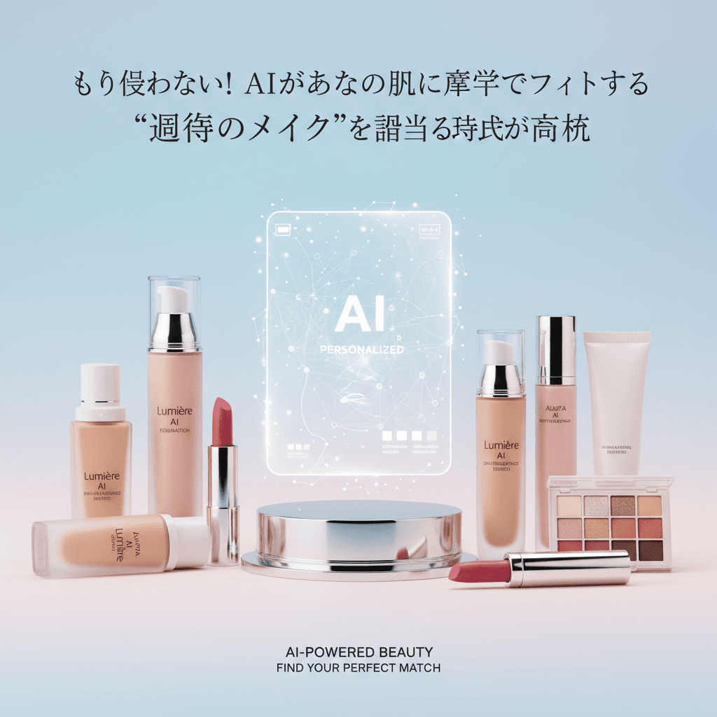もう迷わない！AIがあなたの肌に完璧にフィットする“運命のメイク”を導き出す時代が到来