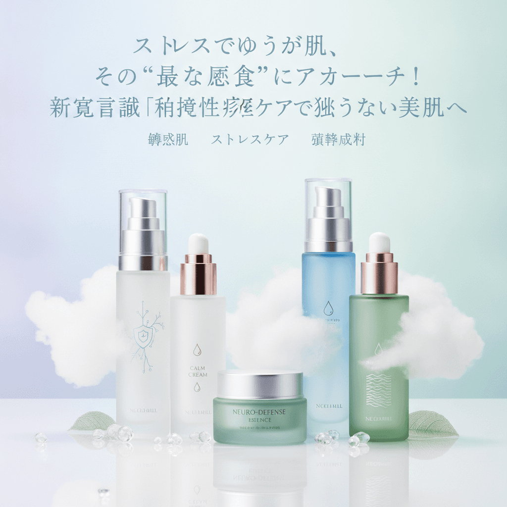ストレスでゆらぐ肌、その“本当の原因”にアプローチ！新常識「神経性炎症ケア」で揺るがない美肌へ