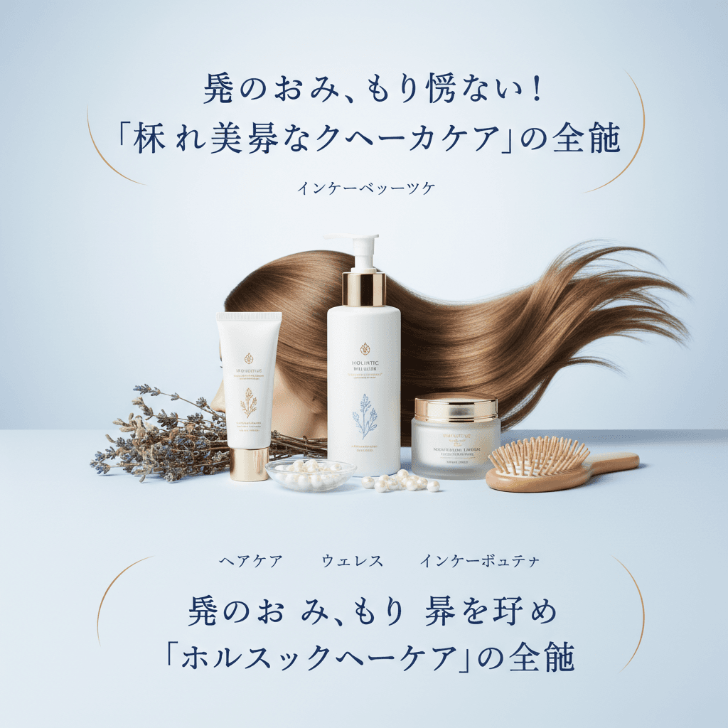 髪のお悩み、もう迷わない!未来の美髪を育む「ホリスティックヘアケア」の全貌