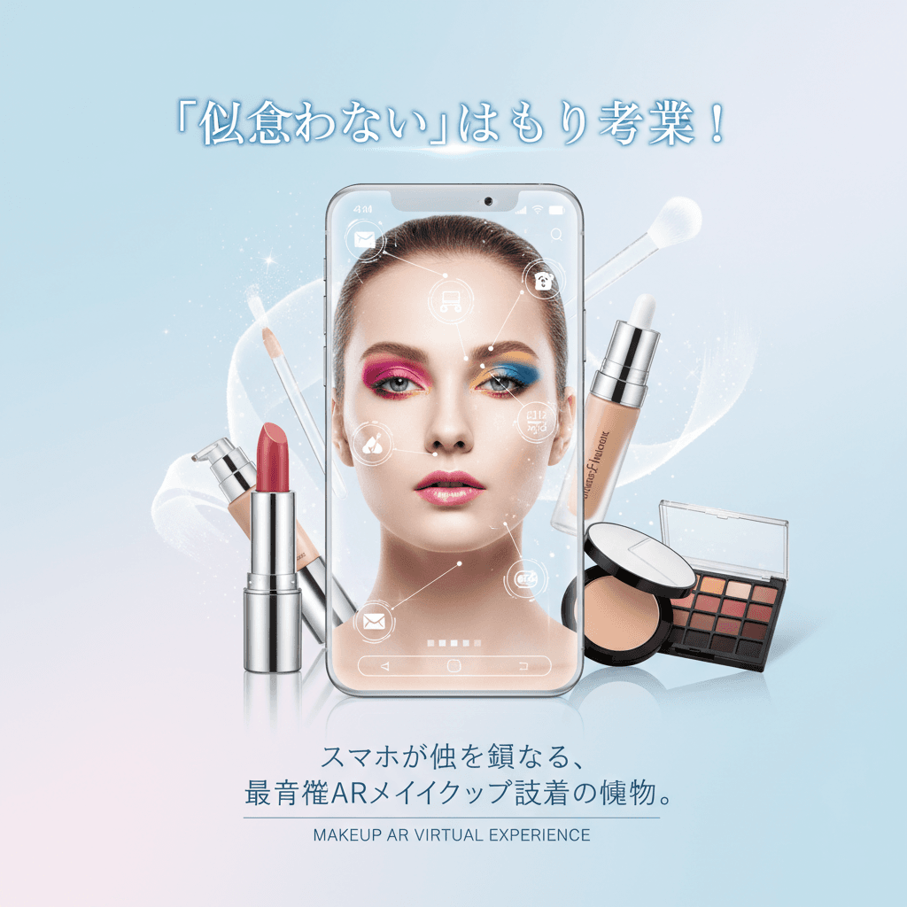 「似合わない」はもう卒業!スマホが魔法の鏡になる、最先端ARメイクアップ試着の魅力