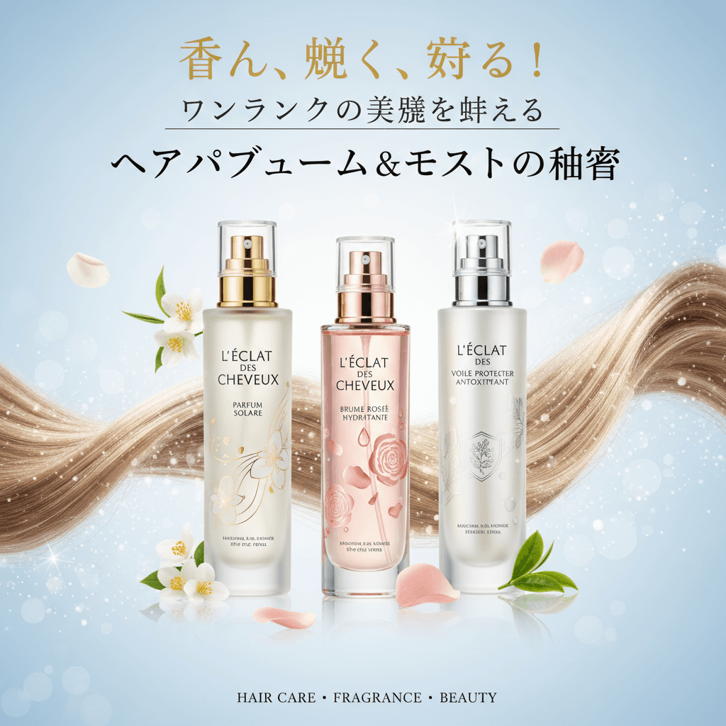 香る、輝く、守る!ワンランク上の美髪を叶える「ヘアパフューム&ミスト」の秘密