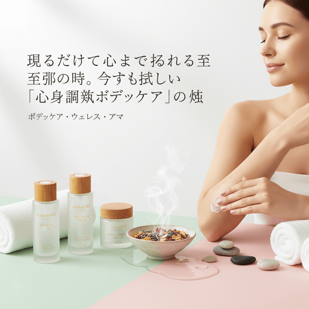 塗るだけで心までほぐれる至福の時。今すぐ試したい「心身調和ボディケア」の魔法