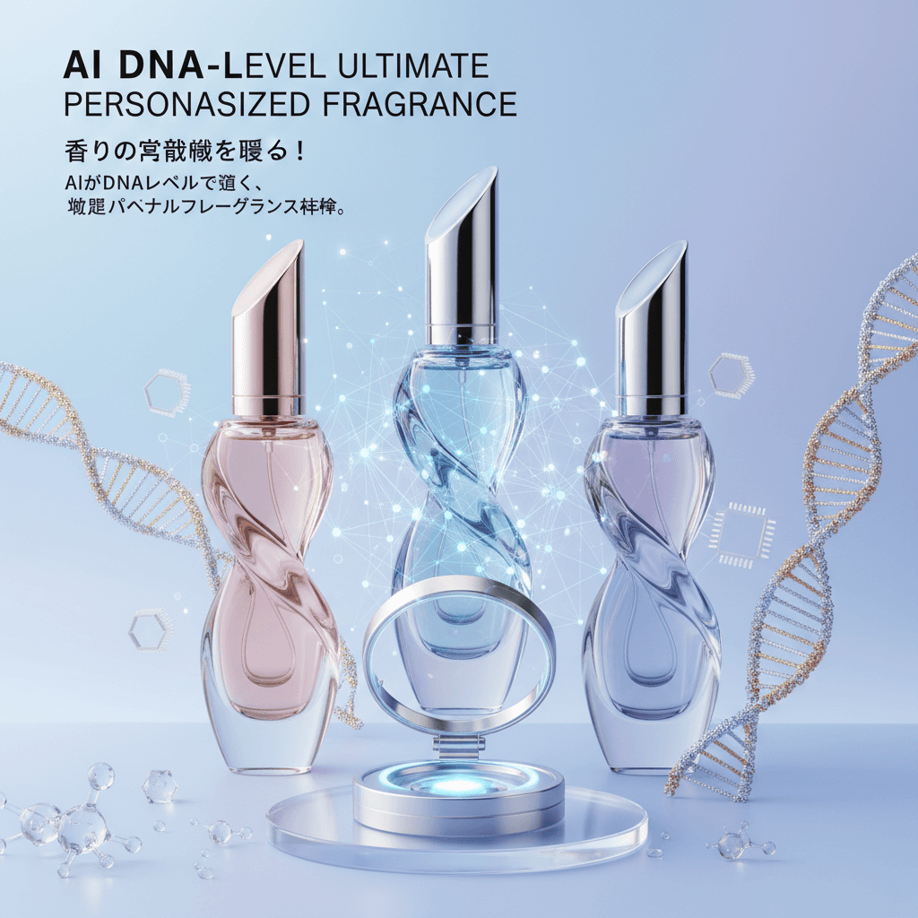 香りの常識を覆す!AIがDNAレベルで導く、究極のパーソナルフレグランス体験