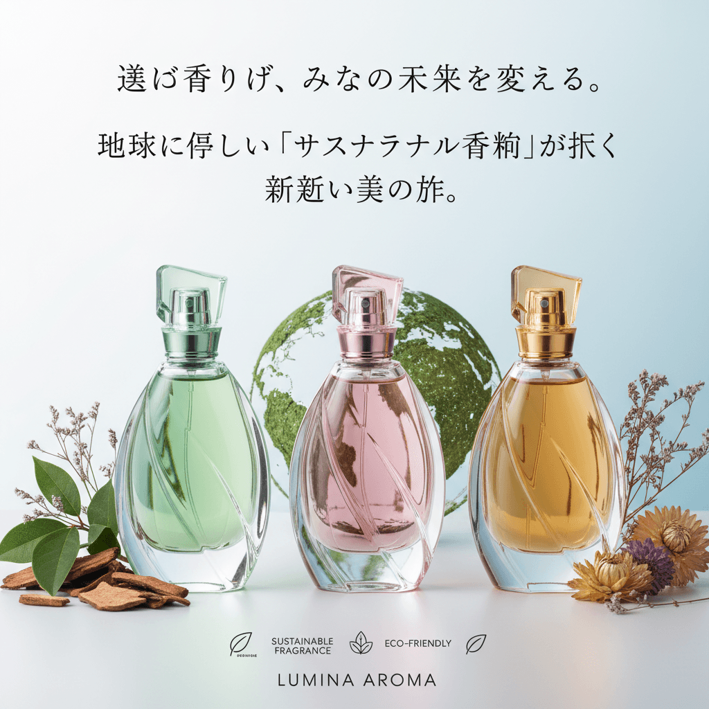 選ぶ香りが、あなたの未来を変える。地球に優しい「サステナブル香料」が拓く、新しい美の形