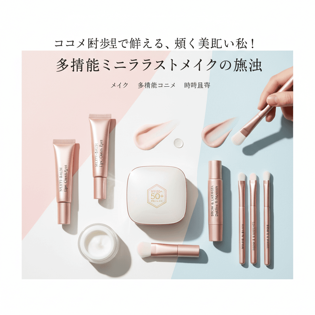 コスメ断捨離で叶える、賢く美しい私!多機能ミニマリストメイクの魔法