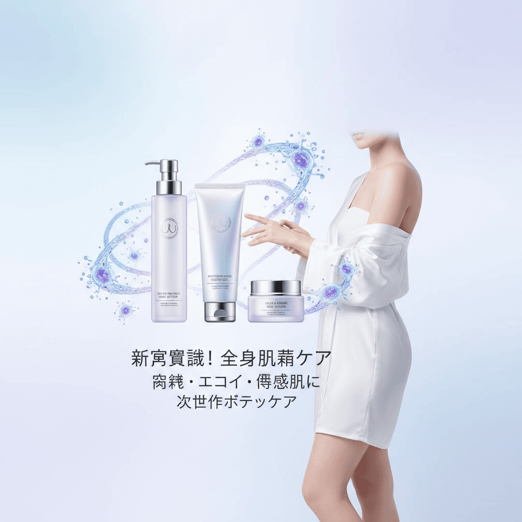 全身の肌菌バランスを整える新常識!乾燥、ニオイ、敏感肌を根本から変える次世代ボディケア