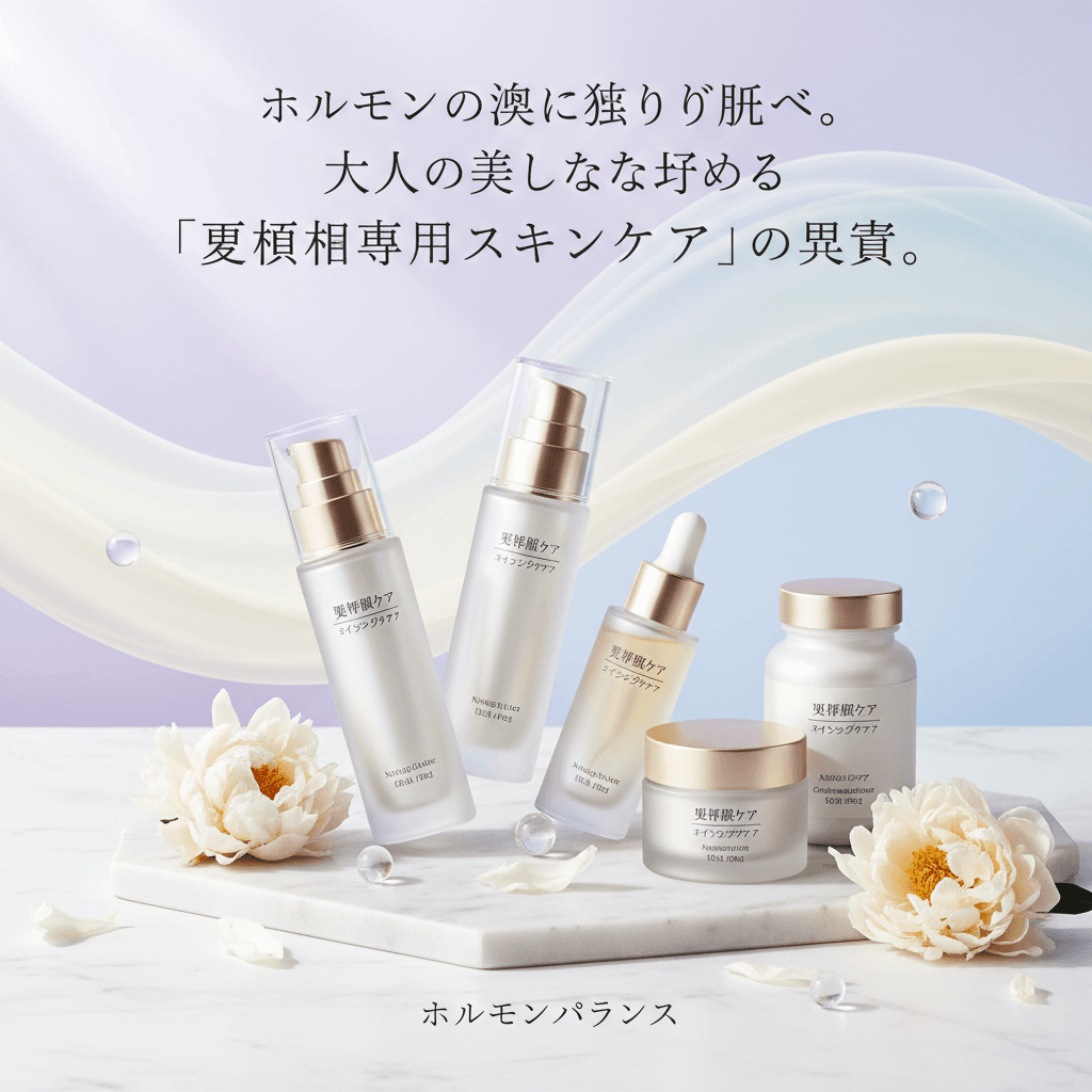 ホルモンの波に揺らぐ肌へ。大人の美しさを育む「更年期専用スキンケア」の真実