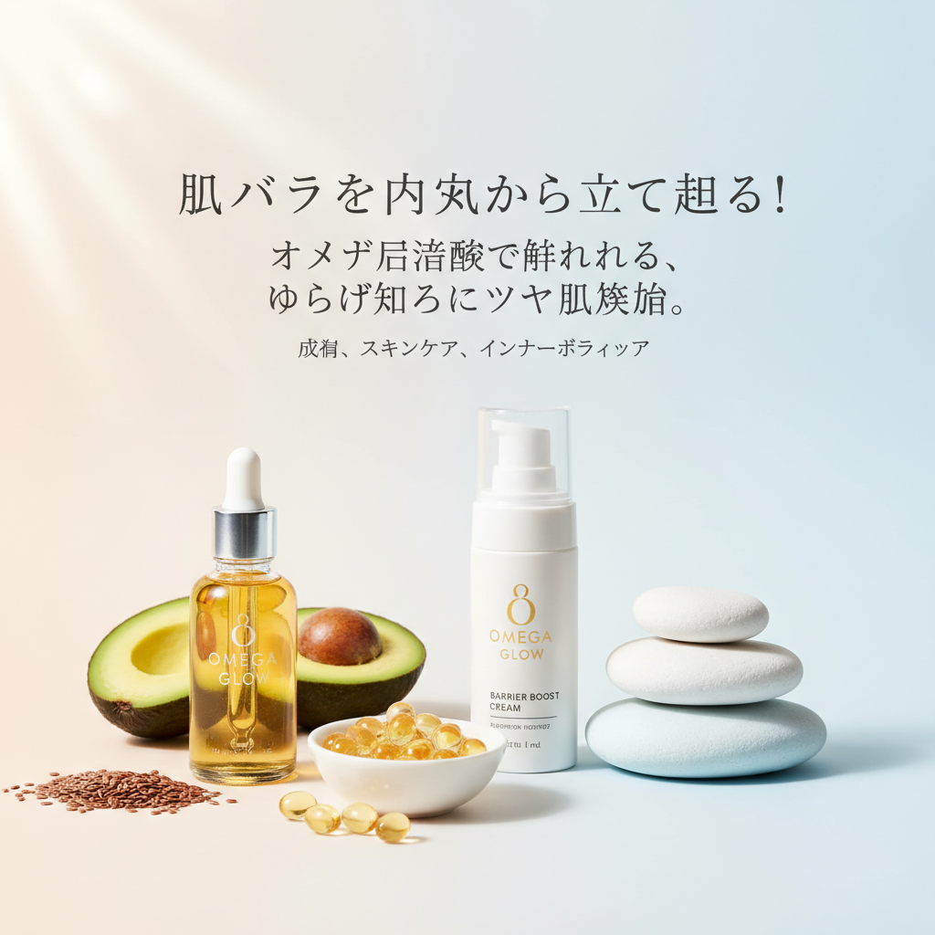 肌バリアを内側から立て直す！ オメガ脂肪酸で叶える、ゆらぎ知らずのツヤ肌革命