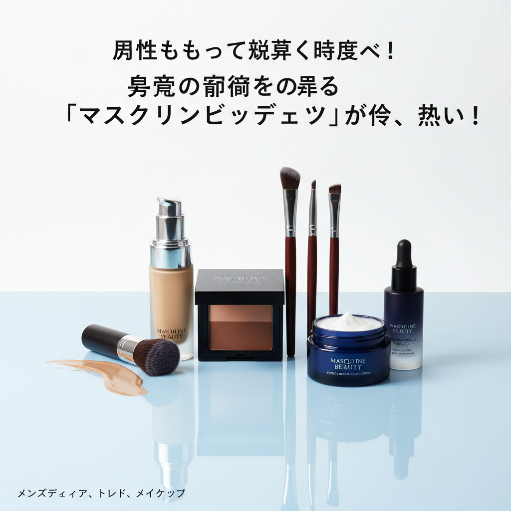 男性ももっと輝く時代へ！美容の常識を覆す「マスキュリンビューティー」が今、熱い！