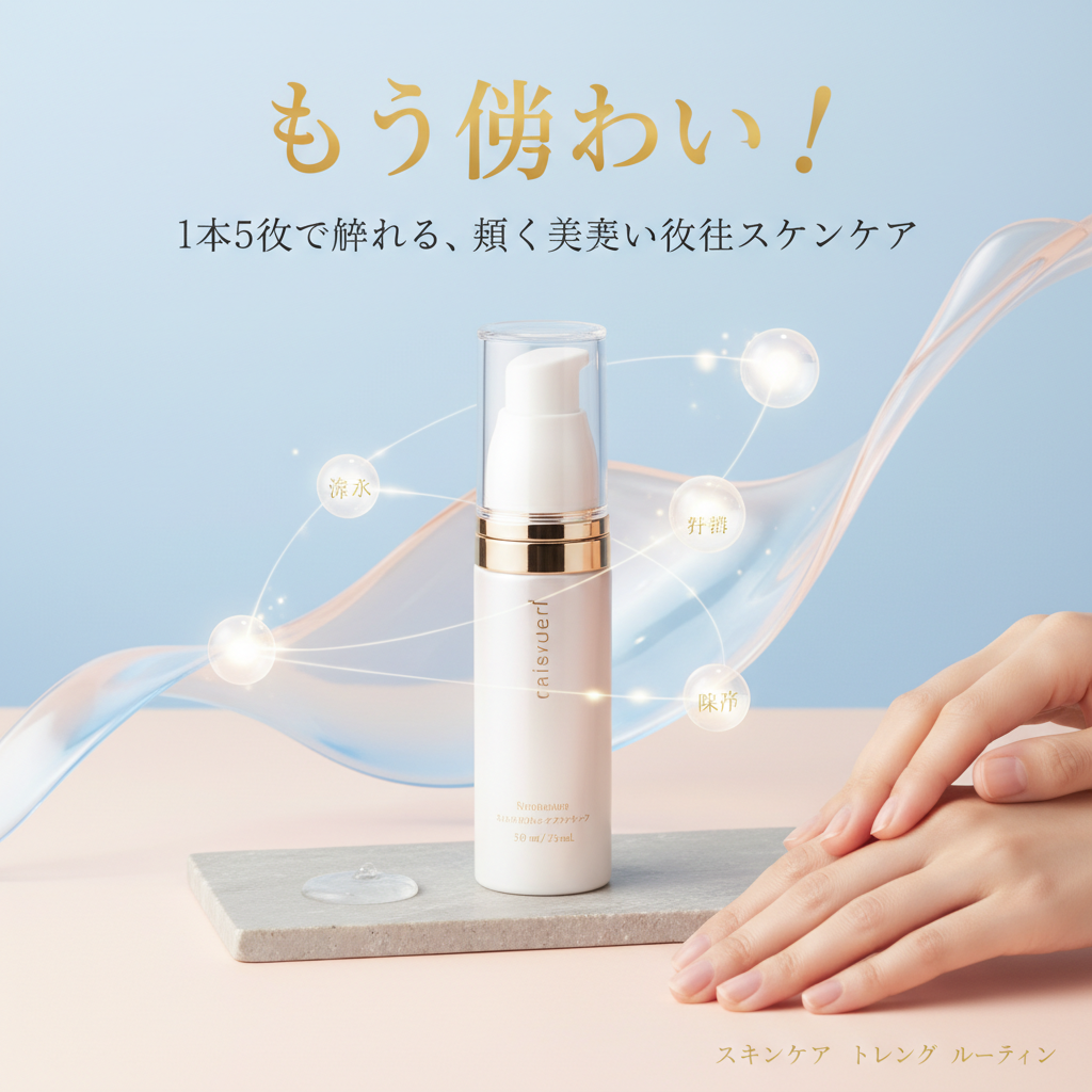 もう迷わない！1本5役で叶える、賢く美しい次世代スキンケア