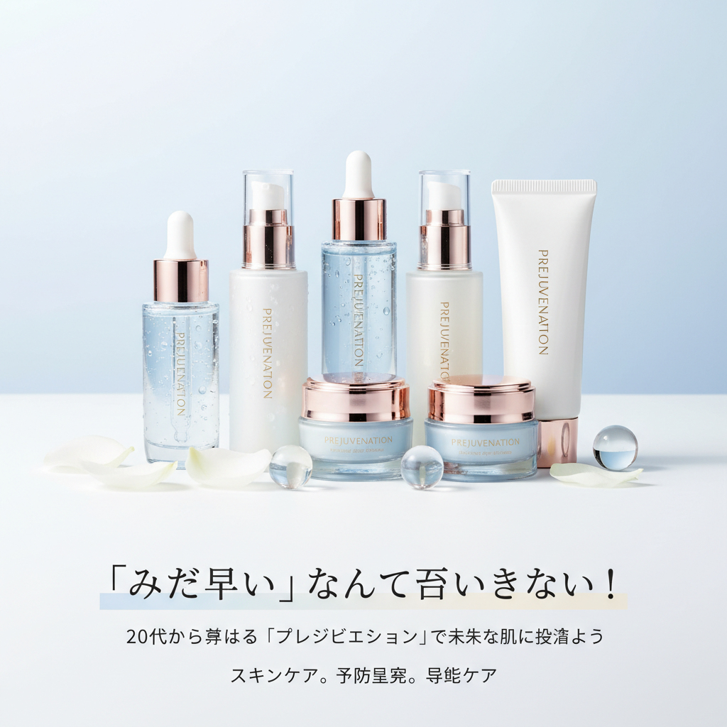 「まだ早い」なんて言わせない！ 20代から始める「プレジュビネーション」で未来の肌に投資しよう