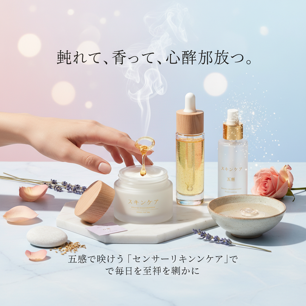 触れて、香って、心解き放つ。五感で味わう「センサリースキンケア」で毎日を至福の瞬間に