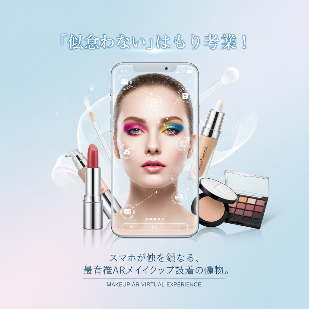 「似合わない」はもう卒業！スマホが魔法の鏡になる、最先端ARメイクアップ試着の魅力