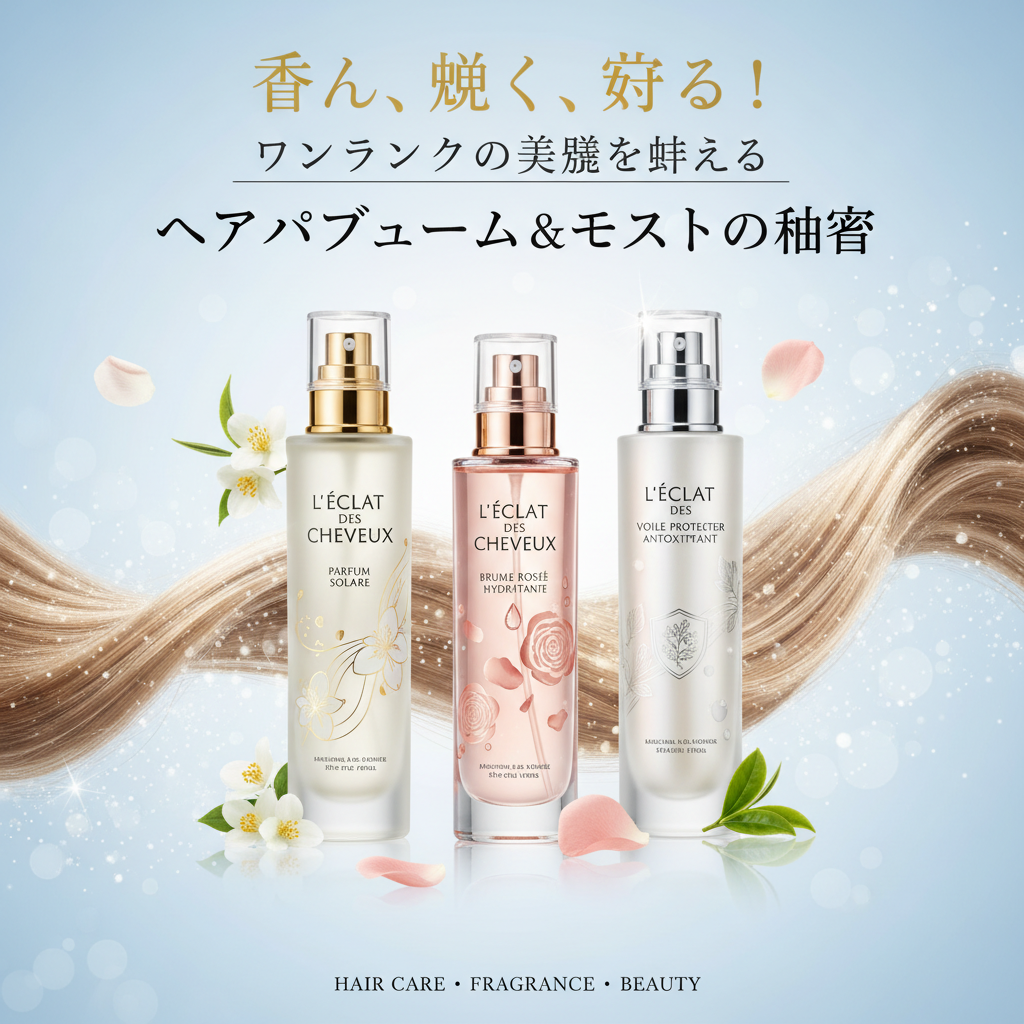 香る、輝く、守る！ワンランク上の美髪を叶える「ヘアパフューム＆ミスト」の秘密