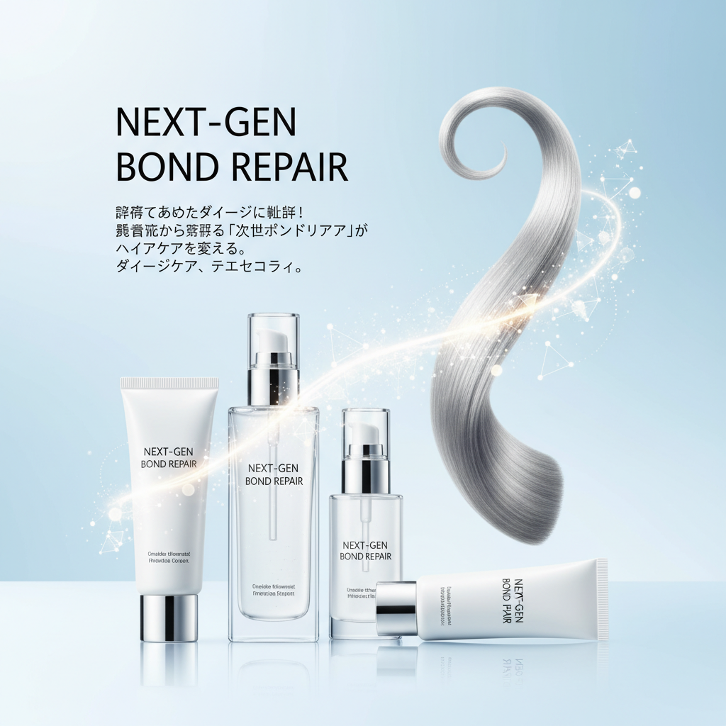 諦めていたダメージに終止符！ 髪の芯から蘇る「次世代ボンドリペア」がヘアケアを変える