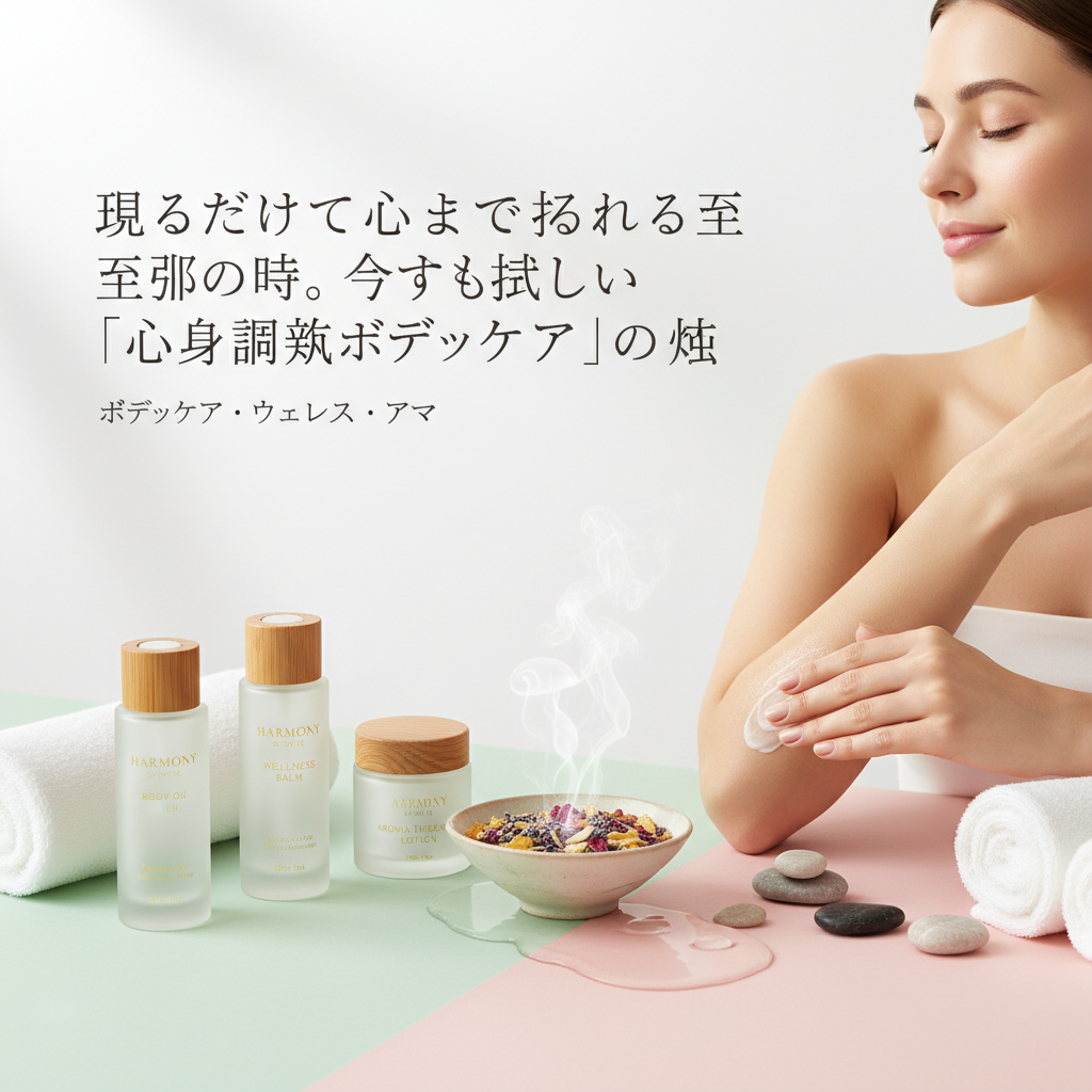 塗るだけで心までほぐれる至福の時。今すぐ試したい「心身調和ボディケア」の魔法