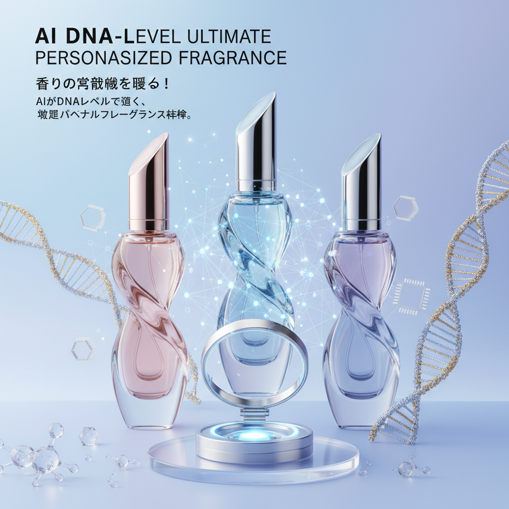 香りの常識を覆す！AIがDNAレベルで導く、究極のパーソナルフレグランス体験