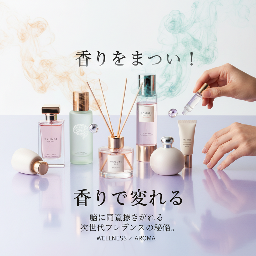 「香りをまとう」から「香りで変わる」時代へ！脳に直接働きかける次世代フレグランスの秘密
