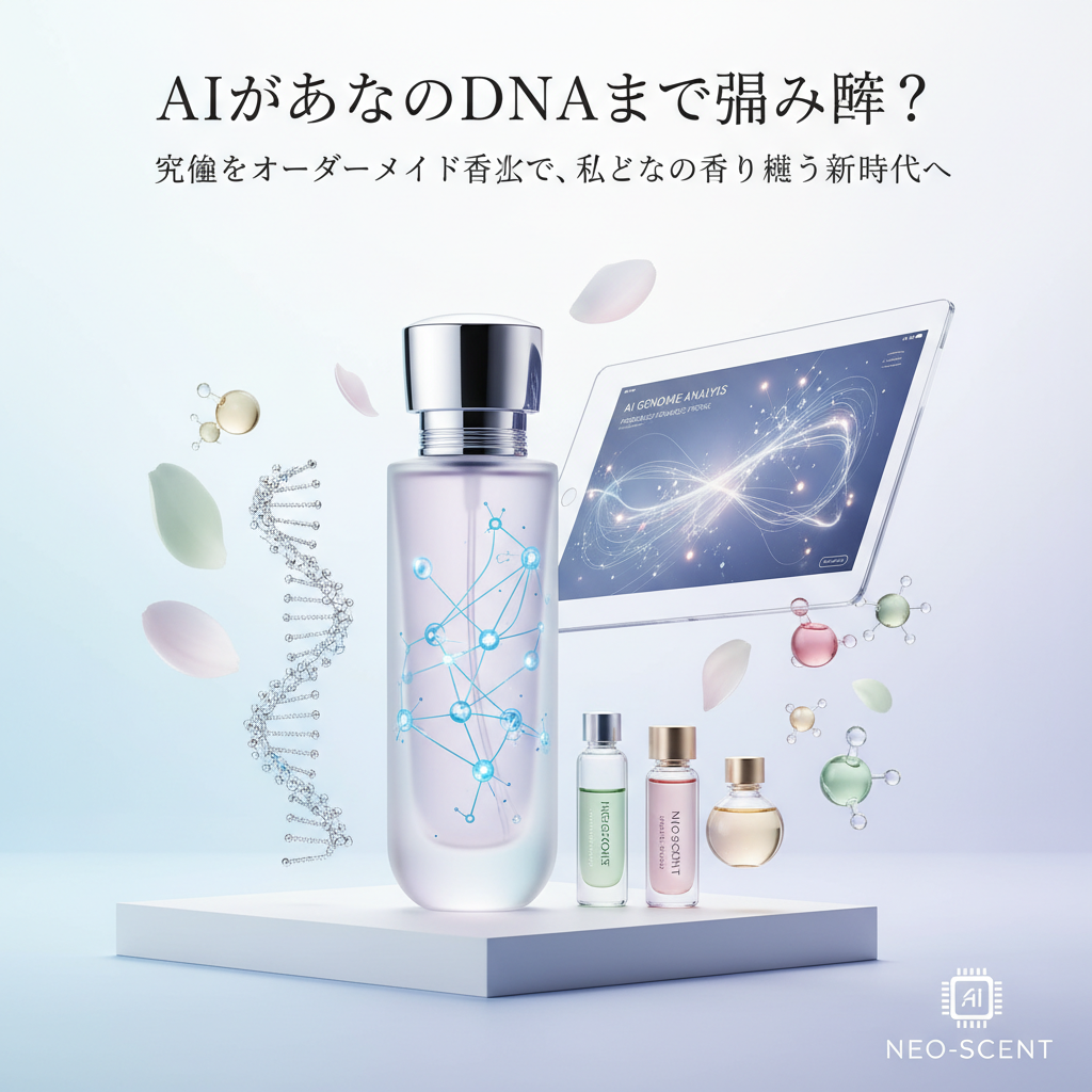 AIがあなたのDNAまで読み解く？究極のオーダーメイド香水で、私だけの香りを纏う新時代へ