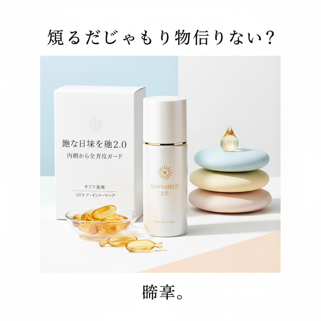 塗るだけじゃもう物足りない？肌を内側から全方位ガードする「飲む日焼け止め2.0」の衝撃