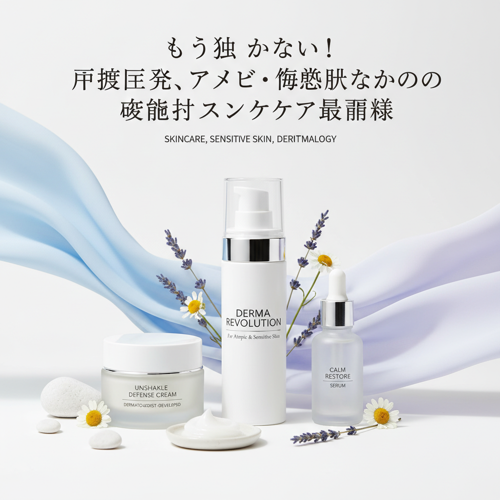 もう揺らがない！皮膚科医発、アトピー・敏感肌のための革命的スキンケア最前線