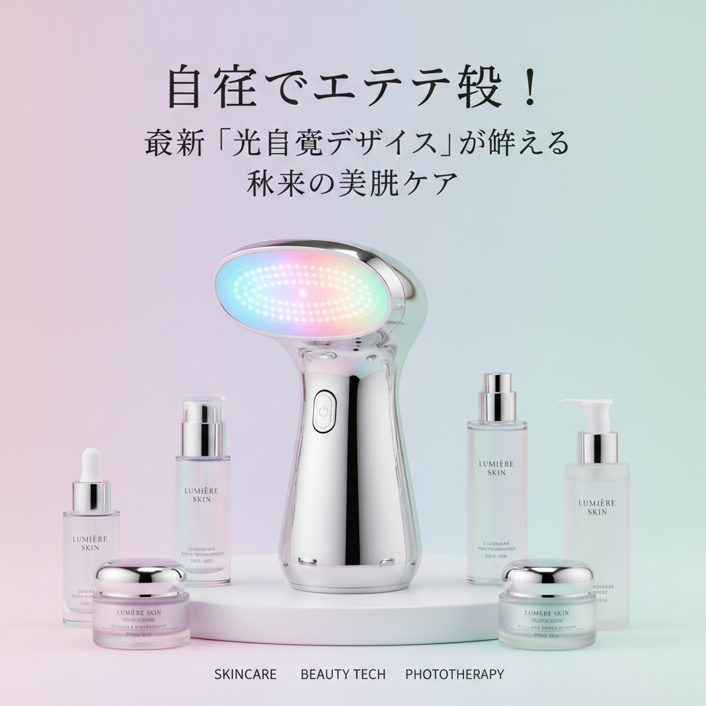 自宅でエステ級！最新「光美容デバイス」が叶える未来の美肌ケア