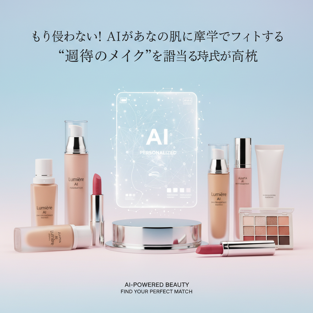 もう迷わない！AIがあなたの肌に完璧にフィットする“運命のメイク”を導き出す時代が到来