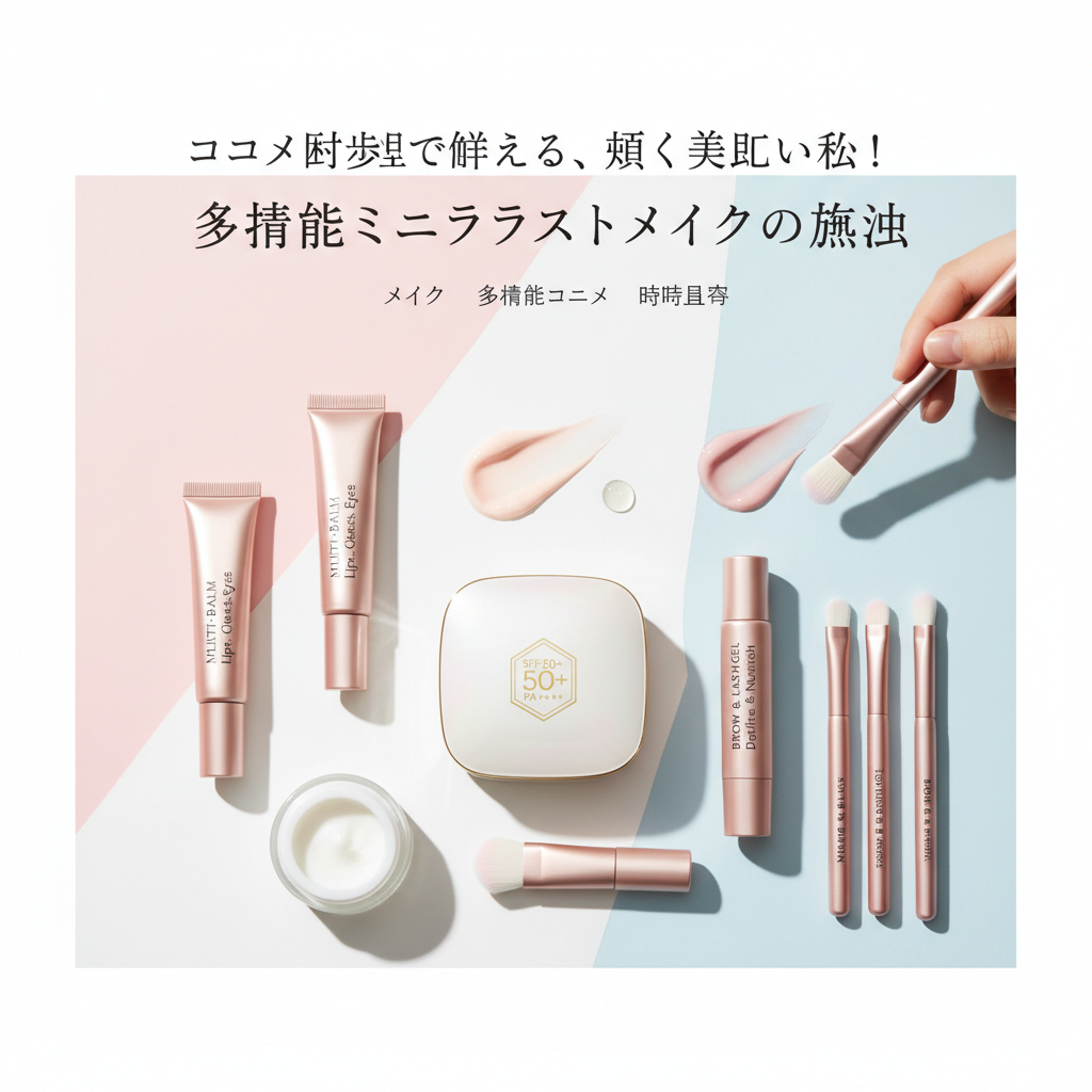 コスメ断捨離で叶える、賢く美しい私！多機能ミニマリストメイクの魔法
