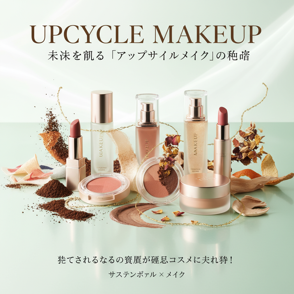 捨てられるはずの資源が極上コスメに大変身!未来を創る「アップサイクルメイク」の秘密