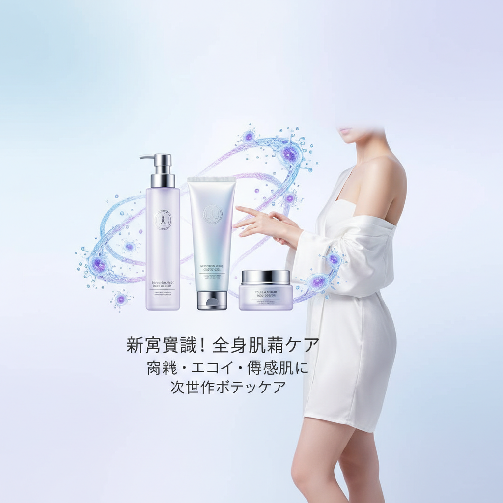 全身の肌菌バランスを整える新常識！乾燥、ニオイ、敏感肌を根本から変える次世代ボディケア