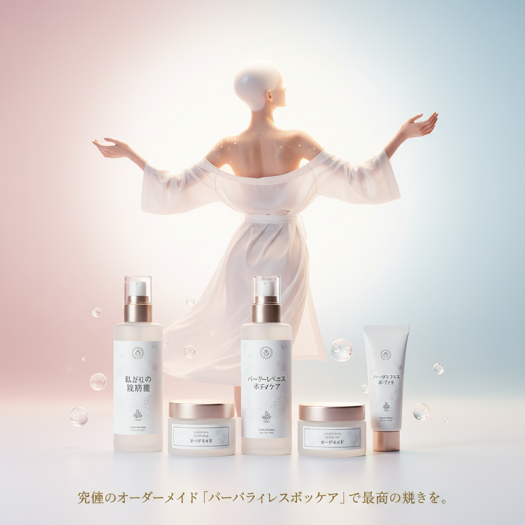 全身の肌に「私だけの処方箋」を！究極のオーダーメイド「パーソナライズボディケア」で最高の輝きを