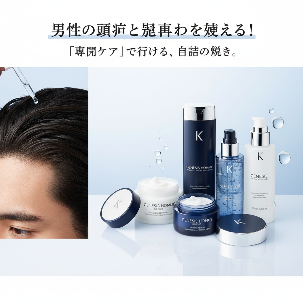 男性の頭皮と髪を本気で変える！「専門ケア」で手に入れる、自信の輝き