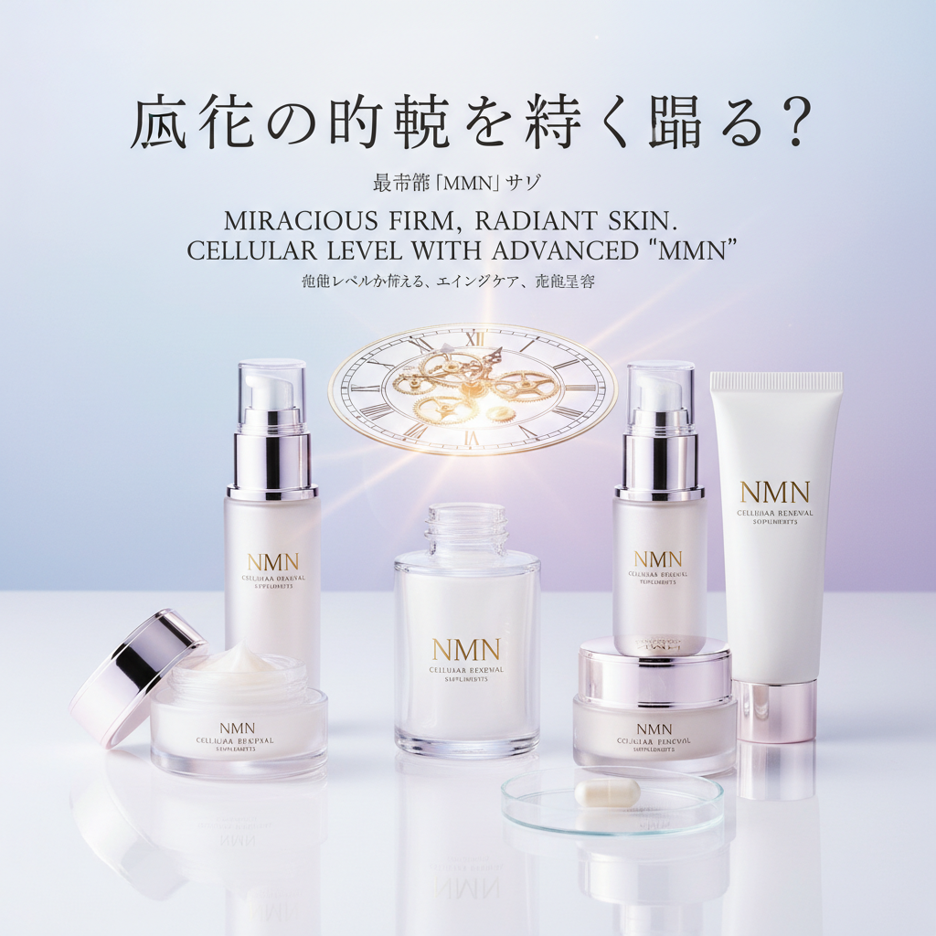 老化の時計を巻き戻す？最先端「NMN」で細胞レベルから叶える、奇跡のハリツヤ肌