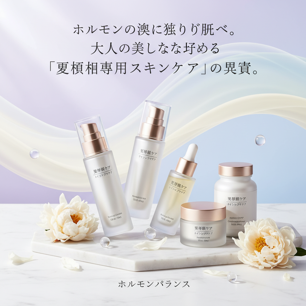 ホルモンの波に揺らぐ肌へ。大人の美しさを育む「更年期専用スキンケア」の真実