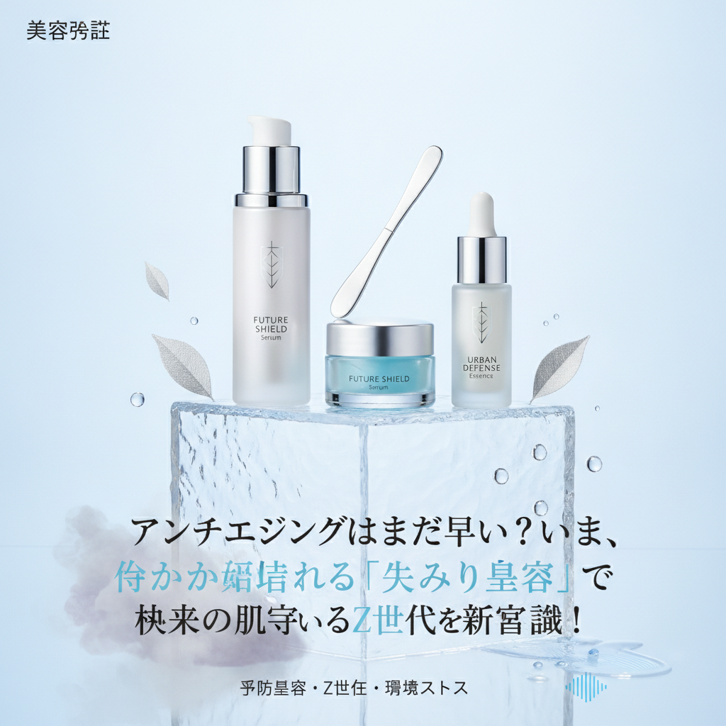 アンチエイジングはまだ早い？いいえ、今から始める「先回り美容」で未来の肌を守るZ世代の新常識！