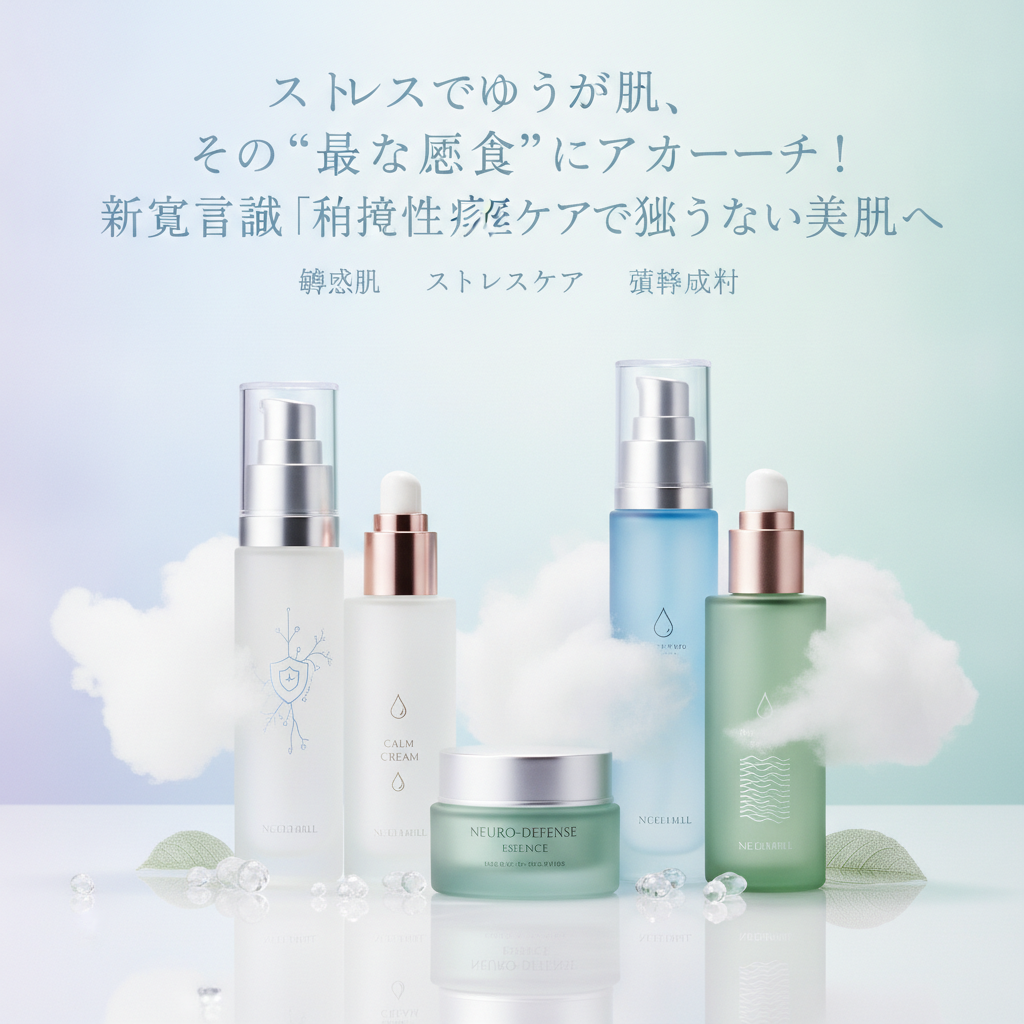 ストレスでゆらぐ肌、その“本当の原因”にアプローチ！新常識「神経性炎症ケア」で揺るがない美肌へ